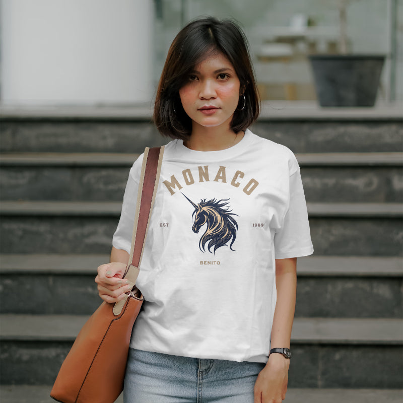 Monaco Classic Unicorn Tee – Timeless Elegance & Bold Design