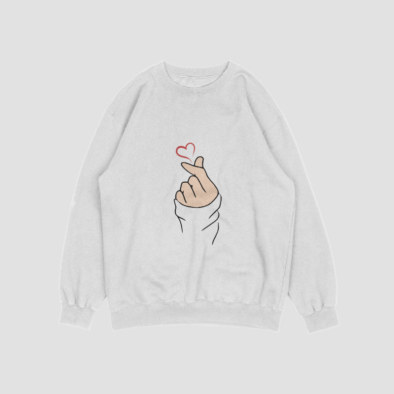 Finger Heart – Soft & Cozy Aesthetic