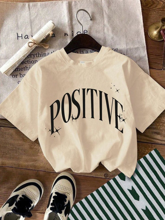 Positive Graphic T-Shirt – Stylish & Comfortable Casual Wear